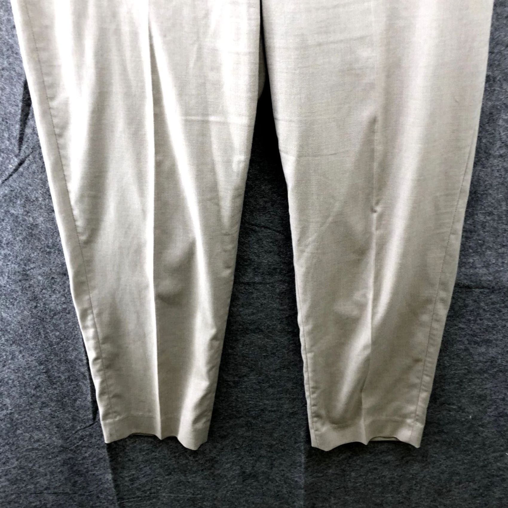 H&M H&M Cropped Dress Pants Womens Size 12 Beige High Rise Ankle Tapered Lightweight Dress Pants Women 12 Beige High Rise Tapered Lightweight Size 34" / US 12 / IT 48 - 4 Thumbnail