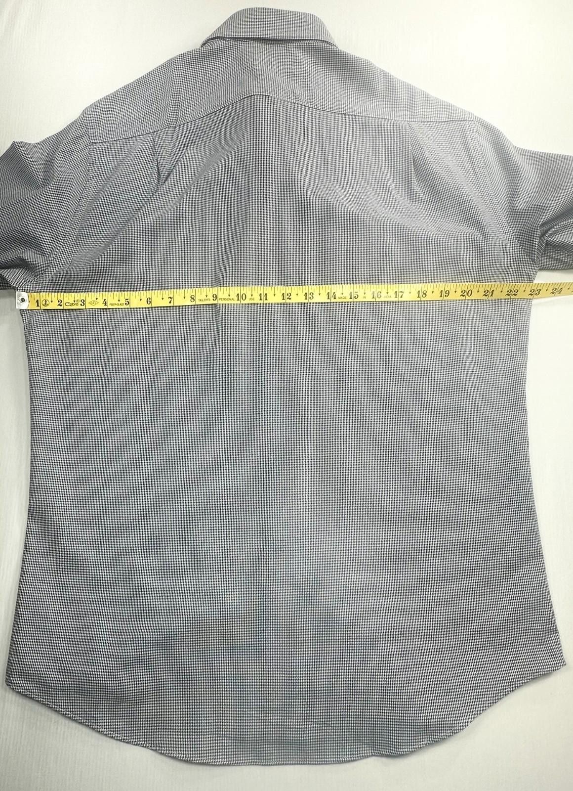 Nautica Nautica Houndstooth Embroidered Logo Button Down Blue Mens L Size US L / EU 52-54 / 3 - 5 Thumbnail