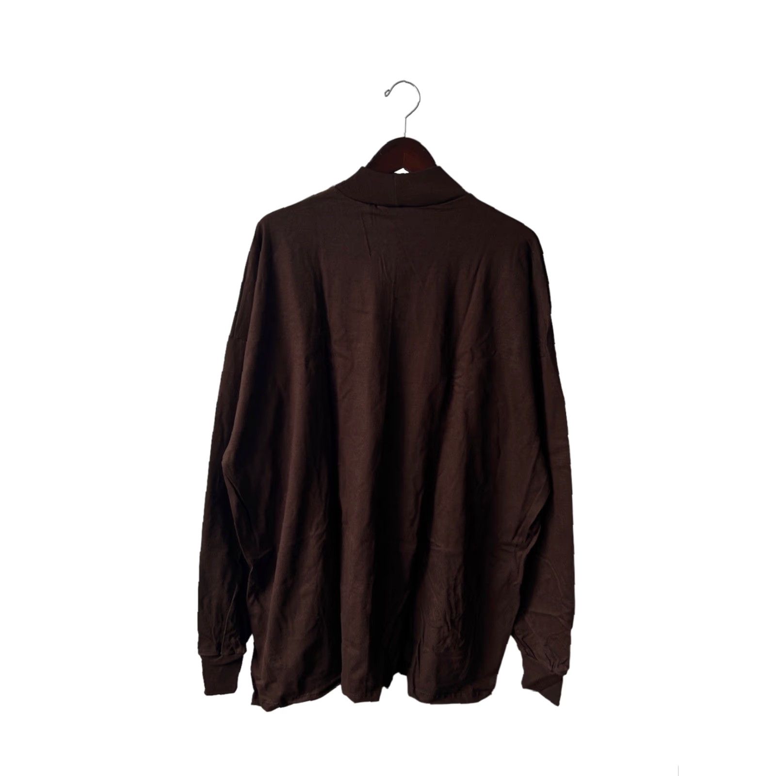 Russell Athletic VINTAGE Russell Athletic Mock Turtleneck Shirt Mens 3XL Brown 90s USA Made NWOT NOS Long Sleeve Mock Neck 100% Cotton Eagle Patch Size US XXL / EU 58 / 5 - 5 Thumbnail