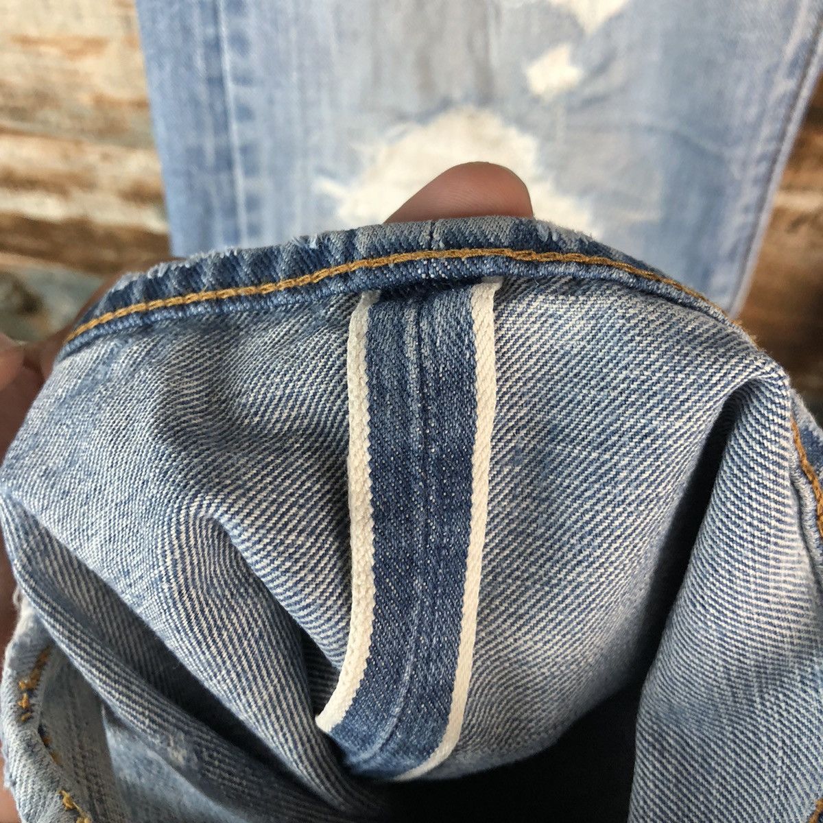 The Superior Labor DL The Superior Labor selvedge Distressed Denim Pants #A2445 Size US 32 / EU 48 - 12 Thumbnail