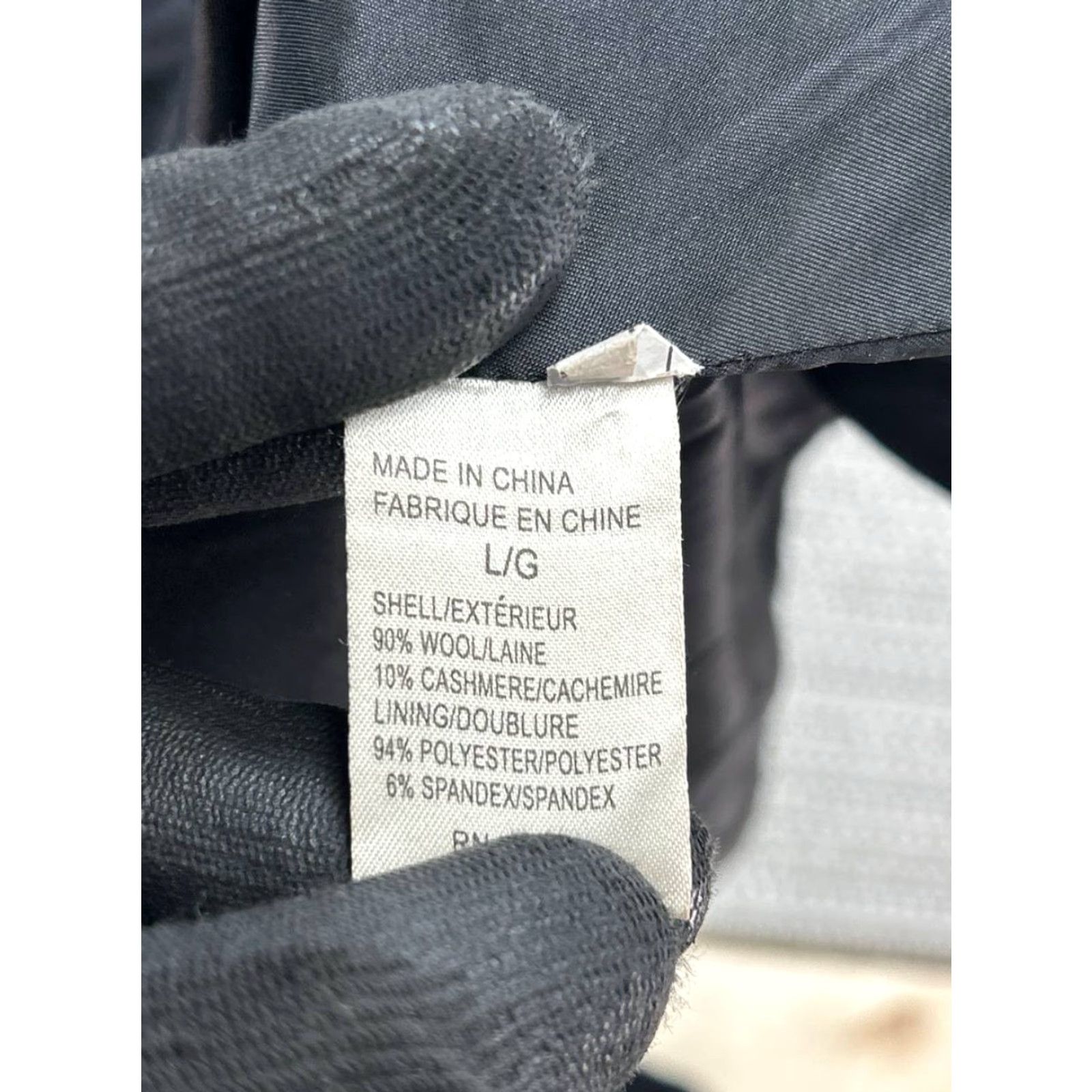 Theory Theory Coat Womens Large Black Wool Size L / US 10 / IT 46 - 4 Thumbnail