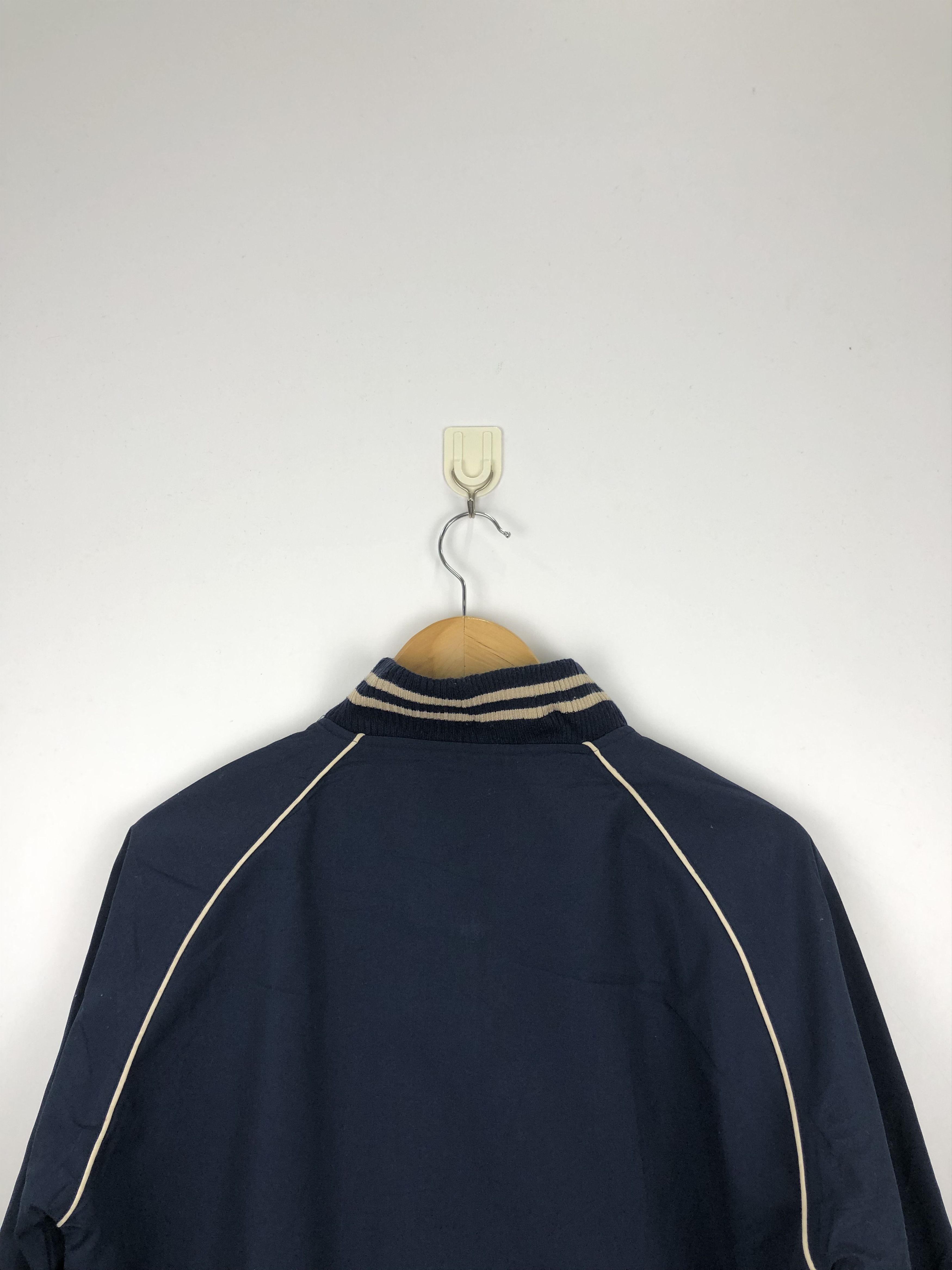 Japanese Brand Vintage 90s Japanese Brand Zipper Wool Denim Jacket V0435 Size US M / EU 48-50 / 2 - 4 Thumbnail