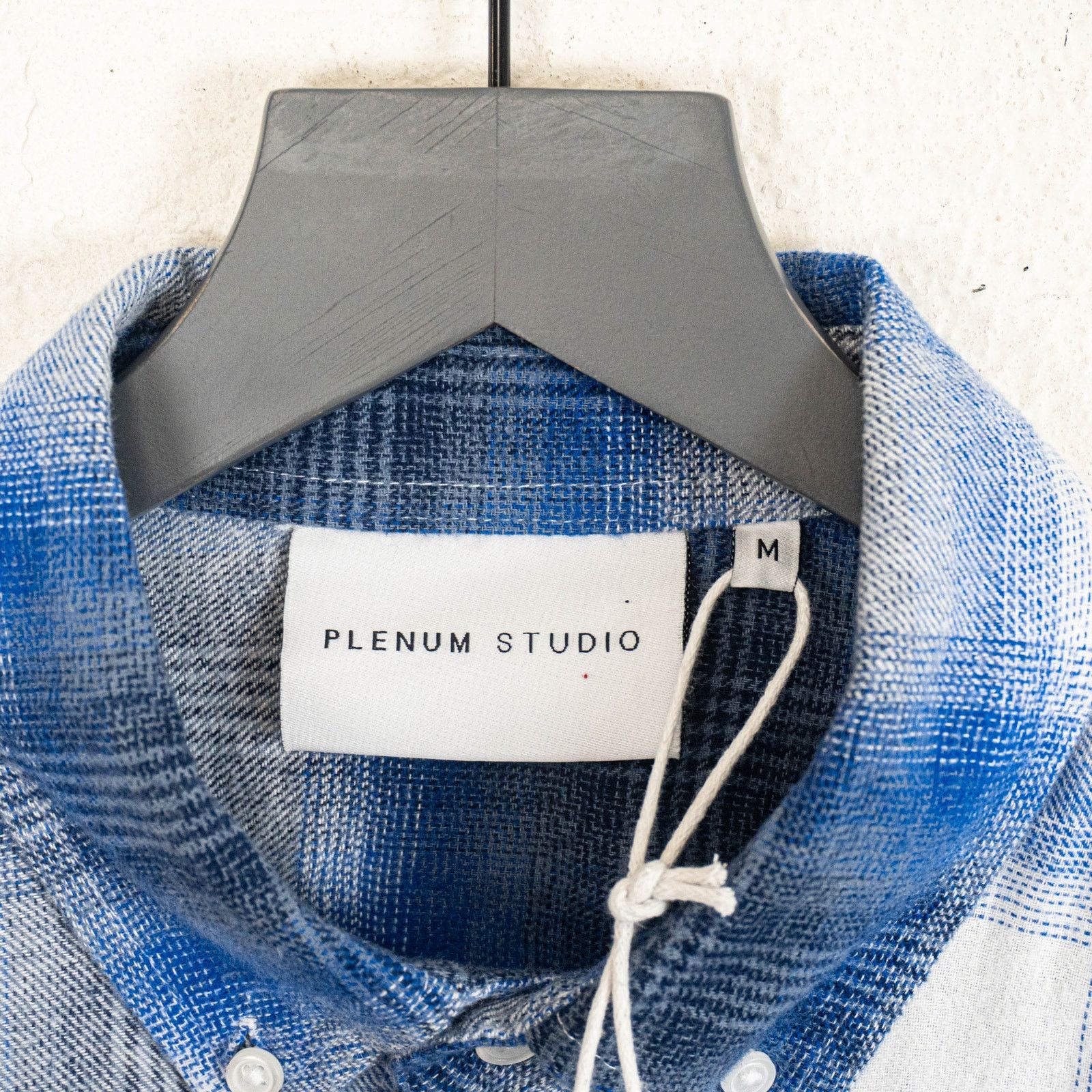 Other PLENUM STUDIO Markeaton Navy Check LS Flannel Shirt M Size US M / EU 48-50 / 2 - 3 Thumbnail