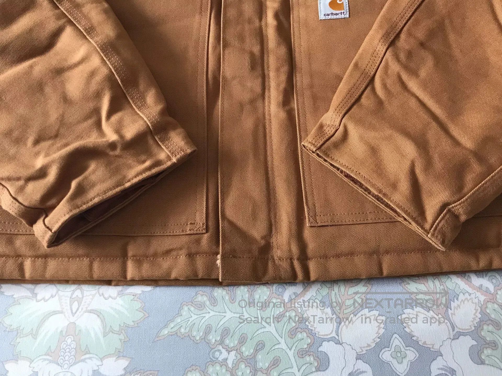 Carhartt Carhartt J02 Brown Canvas Work Jacket. Size US S / EU 44-46 / 1 - 5 Thumbnail