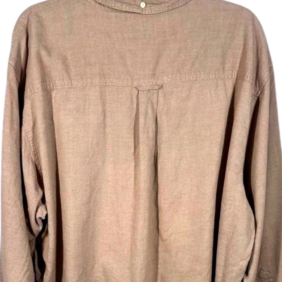 Catalina Catalina Mens 2XL Khaki Casual Shirt Long Sleeve Button Down Top Size US XXL / EU 58 / 5 - 5 Thumbnail