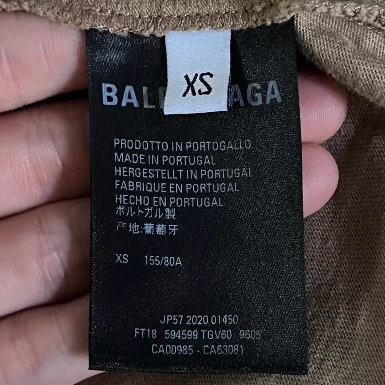 Balenciaga Balenciaga Crown Wheat Short Sleeve TShirt-2505 Size US XS / EU 42 / 0 - 2 Thumbnail
