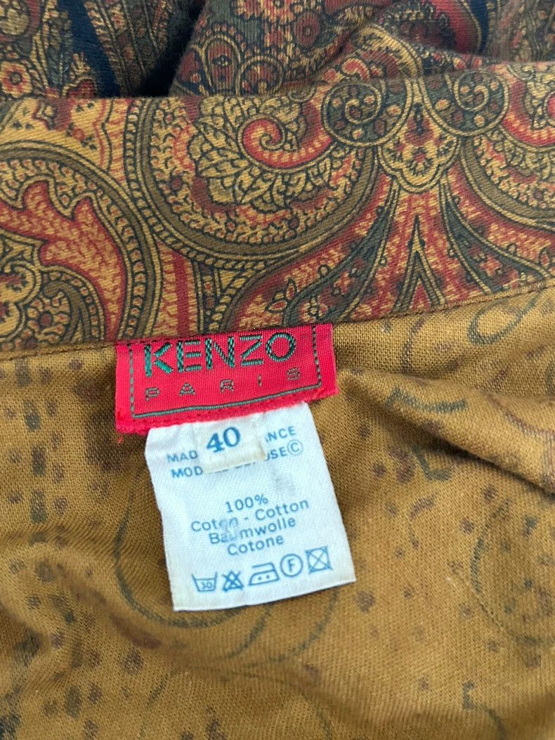 Kenzo KENZO Perspice patterned oblique front jacket vintage Size XS / US 0-2 / IT 36-38 - 8 Thumbnail