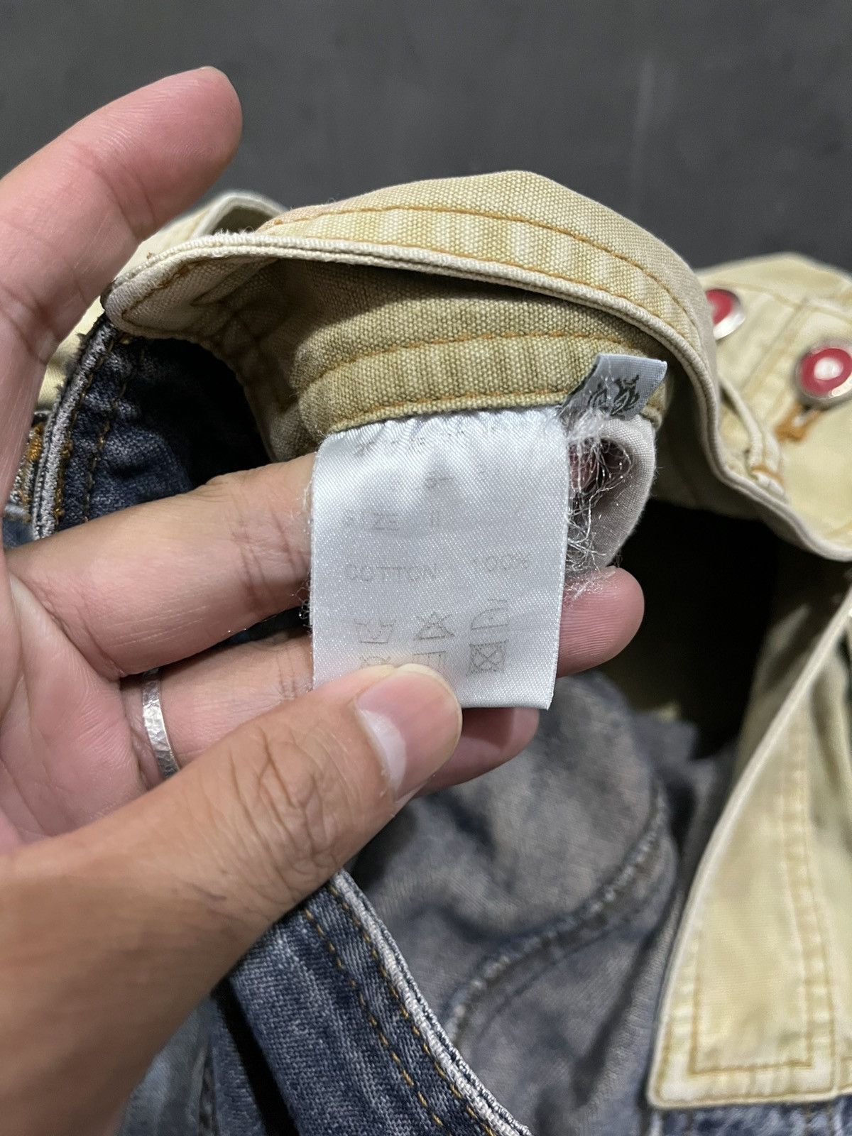 Japanese Brand 291295 hybrid jeans ifsixwasnine lgb styled Size US 30 / EU 46 - 6 Thumbnail