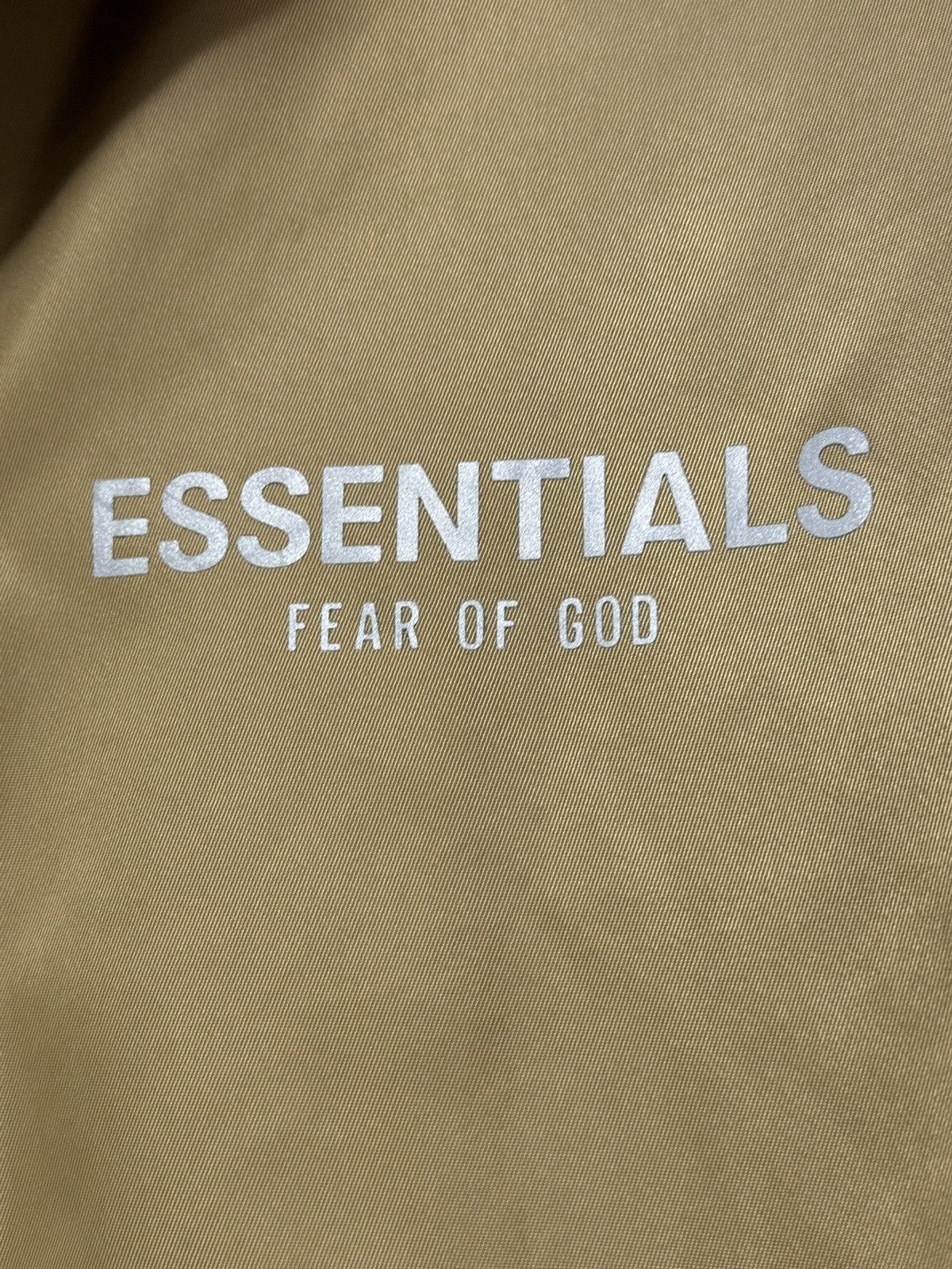 Fear of God Fear of God Essentials Tan Nylon Jacket SZ Medium💥 Size US M / EU 48-50 / 2 - 3 Thumbnail