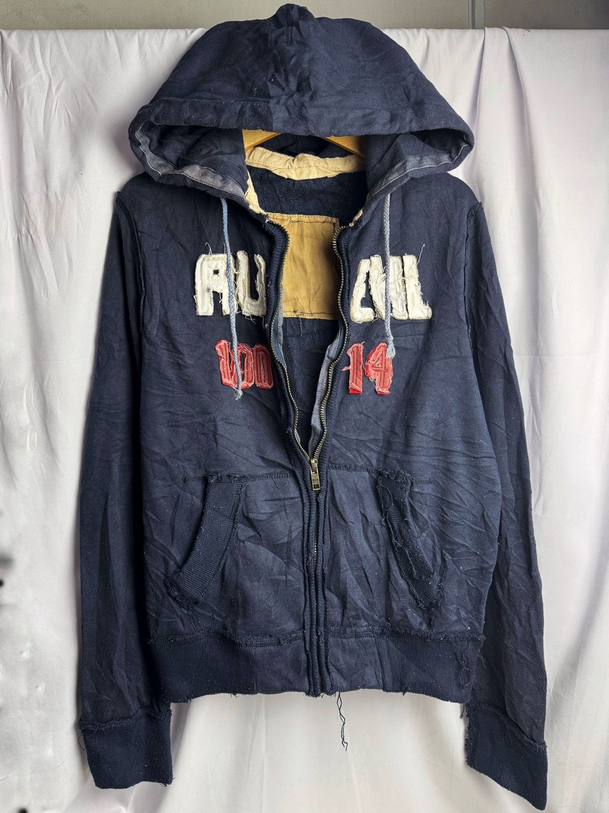Hysteric Glamour × If Six Was Nine × Japanese Brand Japanese Distressed Ruehl Hoodie Ifsix lgb style Size US L / EU 52-54 / 3 - 1 Thumbnail