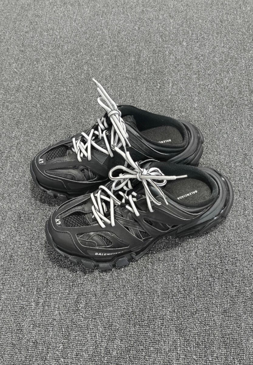 Balenciaga Balenciaga Track Mules Black Size 42 Size US 9 / EU 42 - 1 Thumbnail