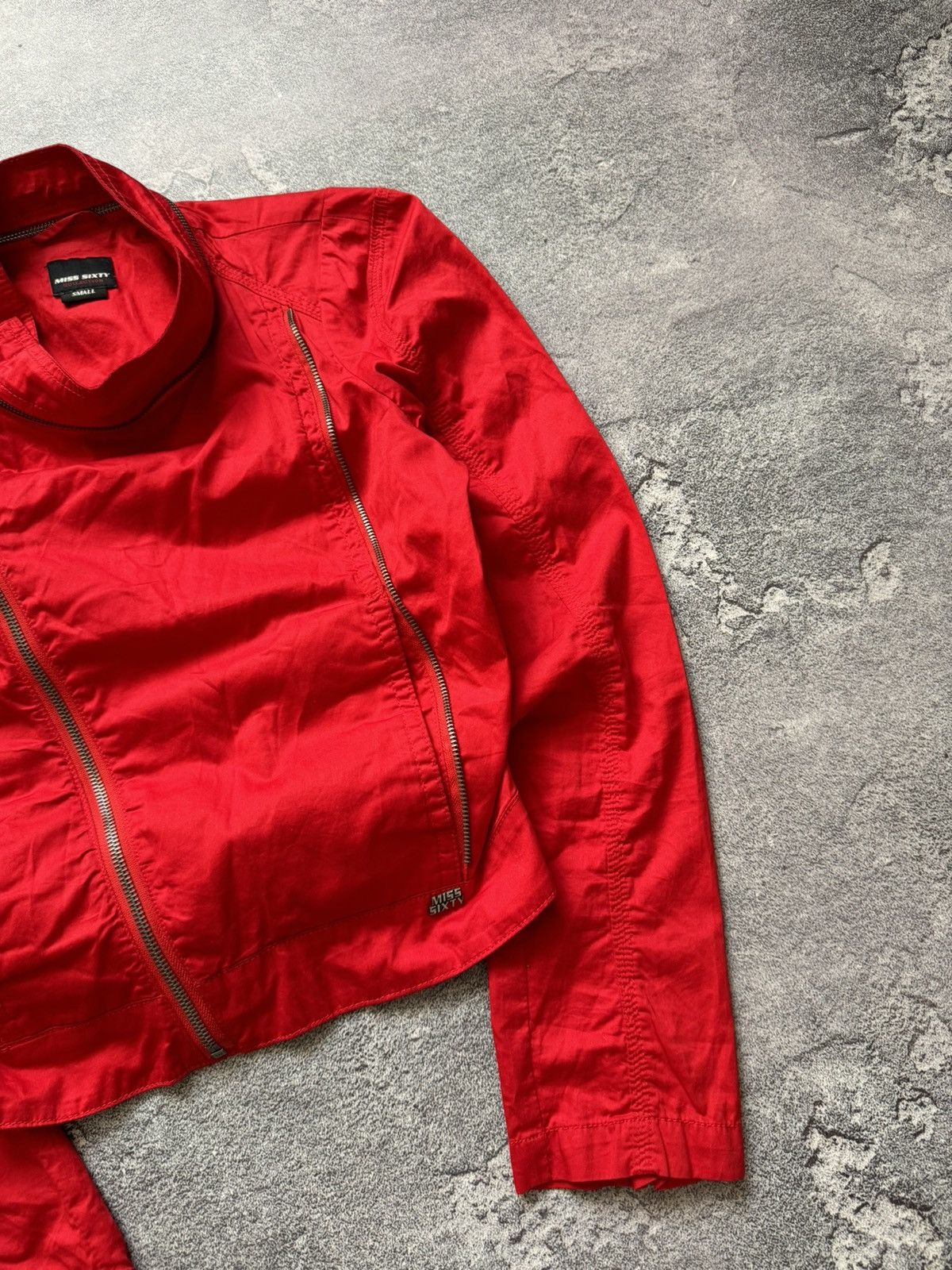 Japanese Brand × Miss Sixty Miss sixty S road motorcycle zip red jacket Avantgarde Size S / US 4 / IT 40 - 6 Thumbnail