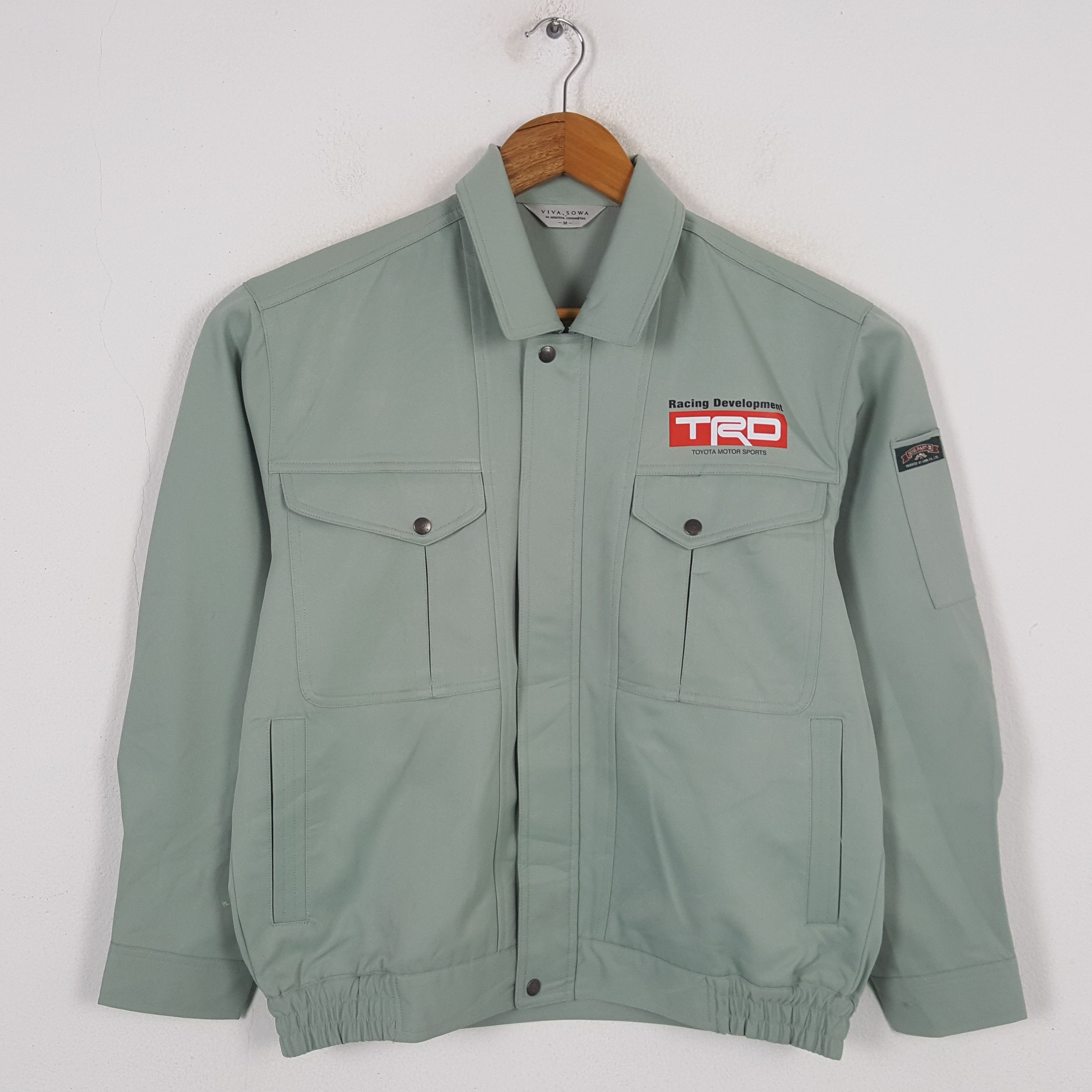 Japanese Brand × Vintage Vintage TRD RACING Japan Racing Team Custom Jacket C289N1 Size US M / EU 48-50 / 2 - 3 Thumbnail