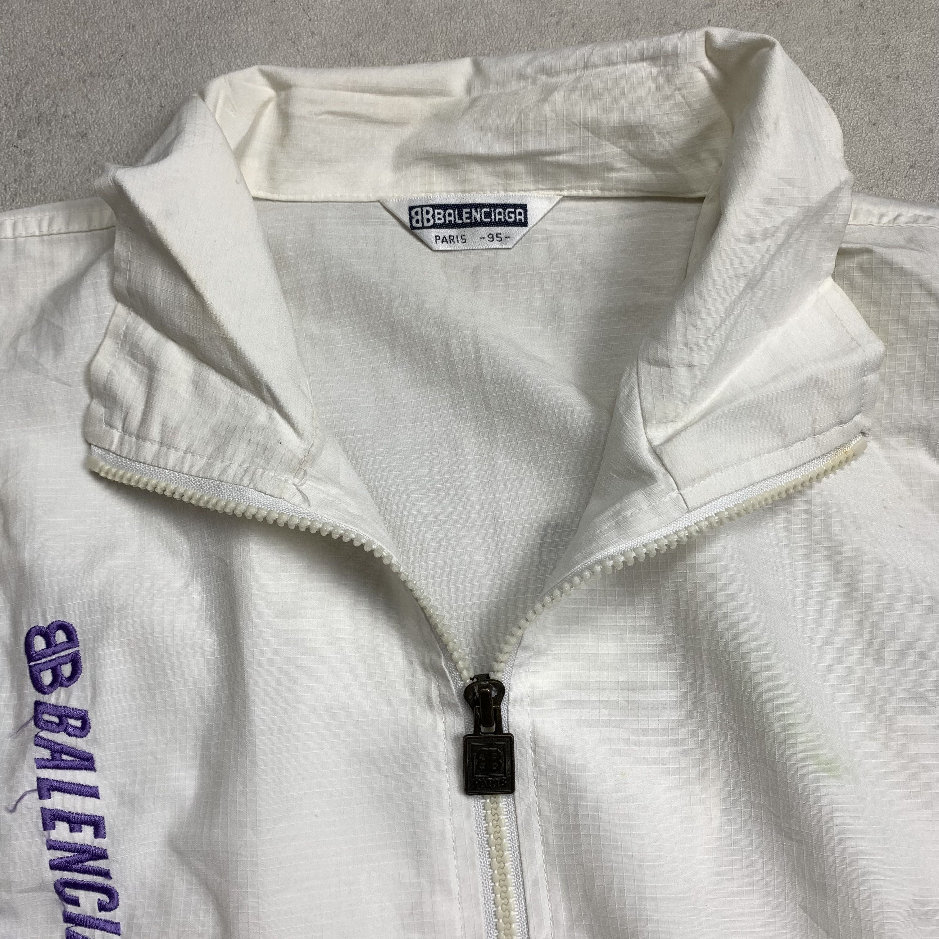 Balenciaga Vintage 90S Balenciaga Track Jacket Size US S / EU 44-46 / 1 - 7 Thumbnail