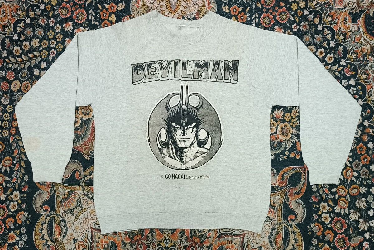 Anime × Vintage Vintage Devilman Sweatshirt Size US M / EU 48-50 / 2 - 3 Thumbnail