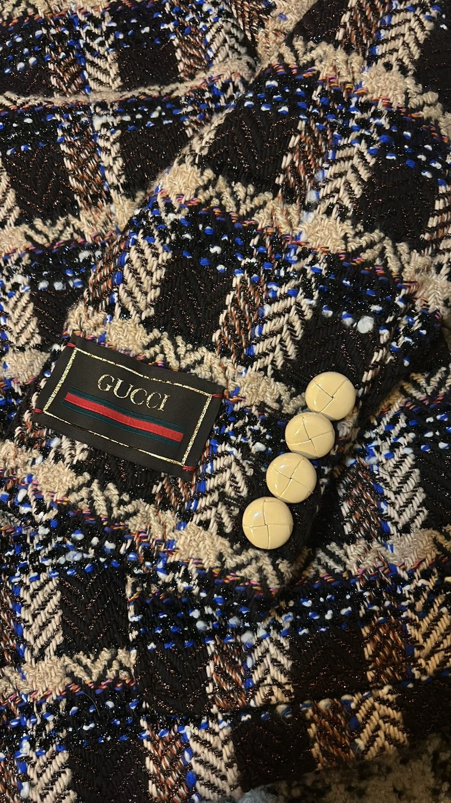 Gucci Gucci Tartan Tween Wool Jacket and Skirt Set Size S / US 4 / IT 40 - 10 Thumbnail