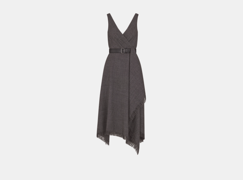 Dior o1w1db10326 511R29 Mid-Length Dress in Gray Size S / US 4 / IT 40 - 1 Thumbnail