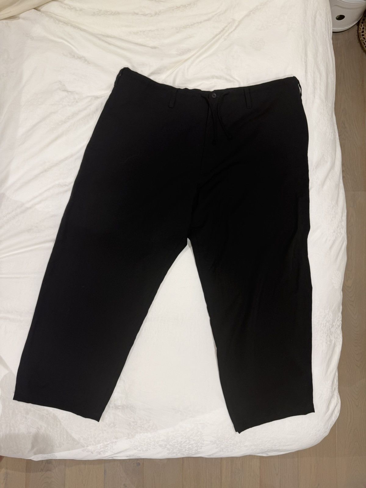 Yohji Yamamoto 19AW Wool Gabardine Drawstring Pants Size US 32 / EU 48 - 6 Thumbnail