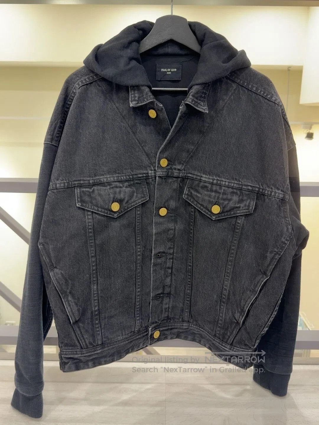 Fear of God Fear of God Black Denim Jacket. Size US M / EU 48-50 / 2 - 1 Thumbnail