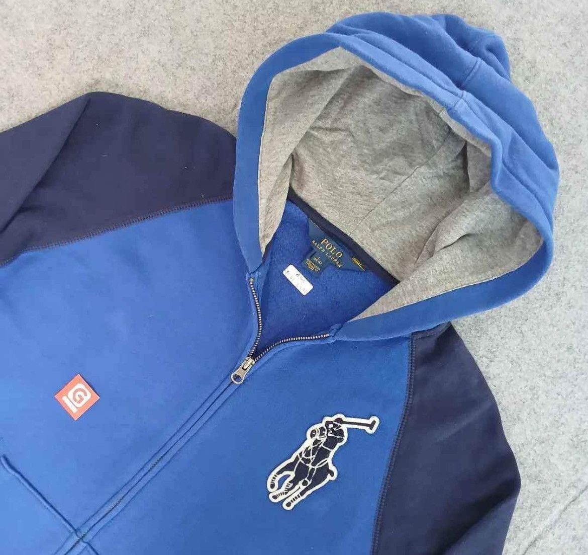 Polo Ralph Lauren × Vintage Vintage Zip Hoodie Polo Ralph Lauren Size US L / EU 52-54 / 3 - 3 Thumbnail