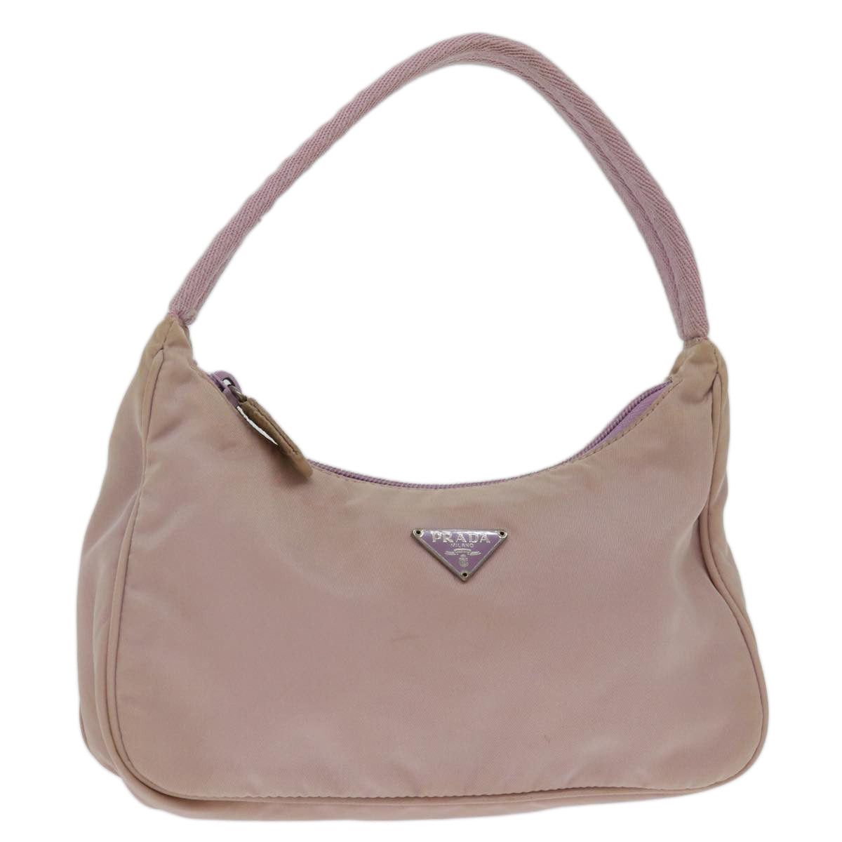 image of Prada Tessuto Handbag in Pink, Women's