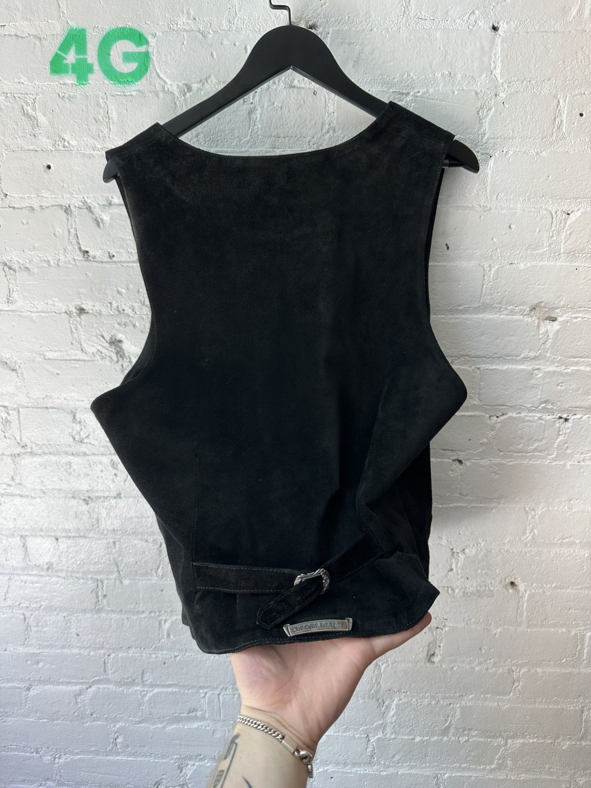 Chrome hearts vintage suede vest