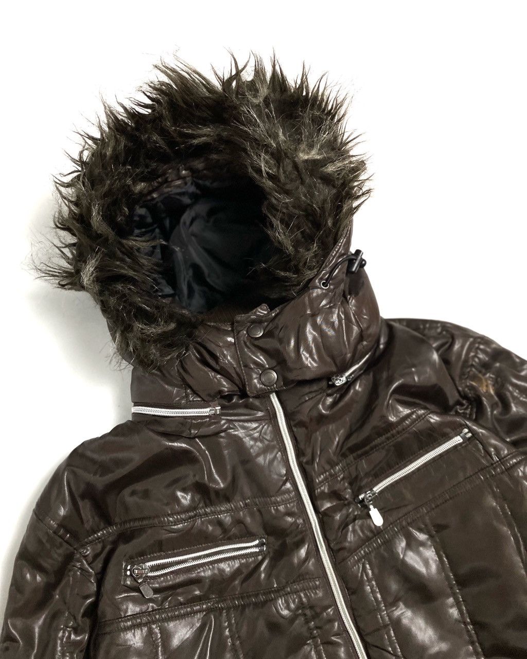 Le Grande Bleu (L.G.B.) 2000s Archieve Style Spinalh Fur Biker Vkei Jacket Size US L / EU 52-54 / 3 - 4 Thumbnail