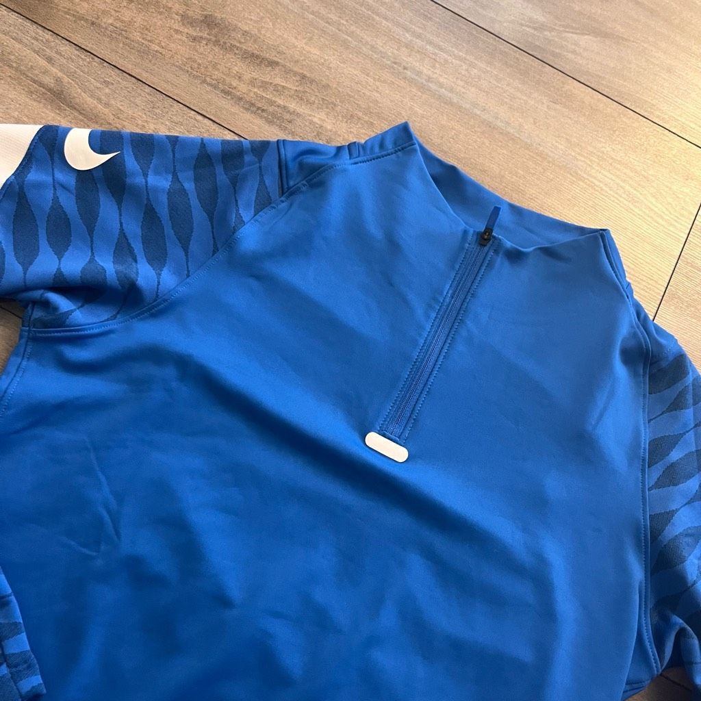 Nike Nike Blue Athletic Workout Quarterzip Pullover Women Small Size S / US 4 / IT 40 - 2 Thumbnail