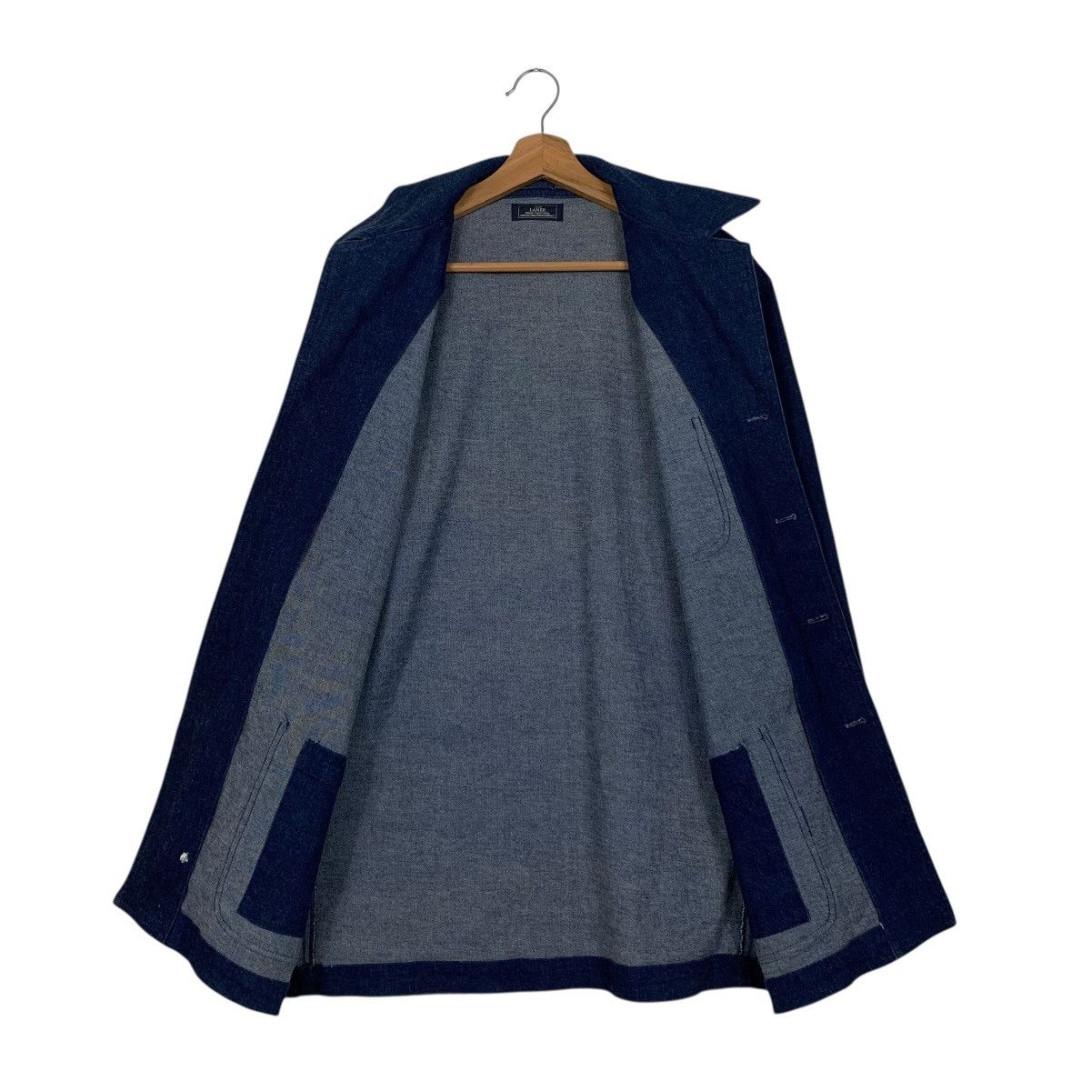 Japanese Brand Club Lamer Sashiko Indigo Denim Jacket Size US L / EU 52-54 / 3 - 11 Thumbnail