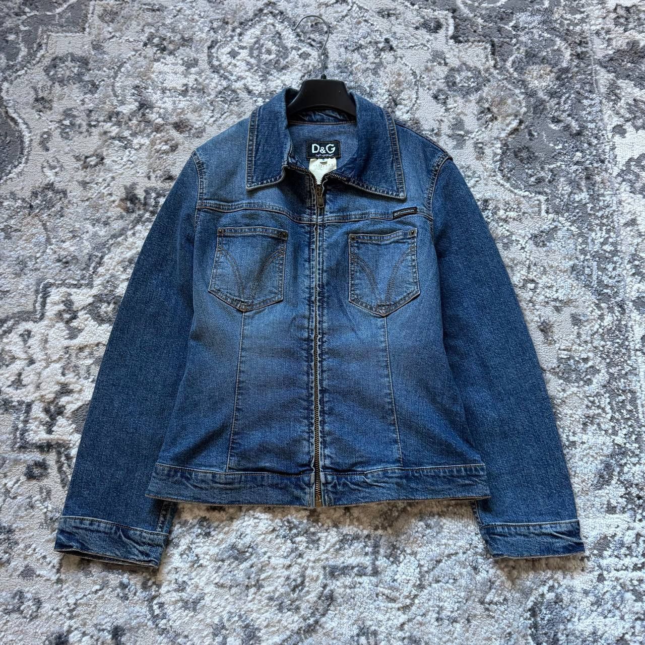 Dolce & Gabbana Dolce Gabbana Vintage Washed Retro Boho Trucker Denim Jacket Size S / US 4 / IT 40 - 3 Thumbnail