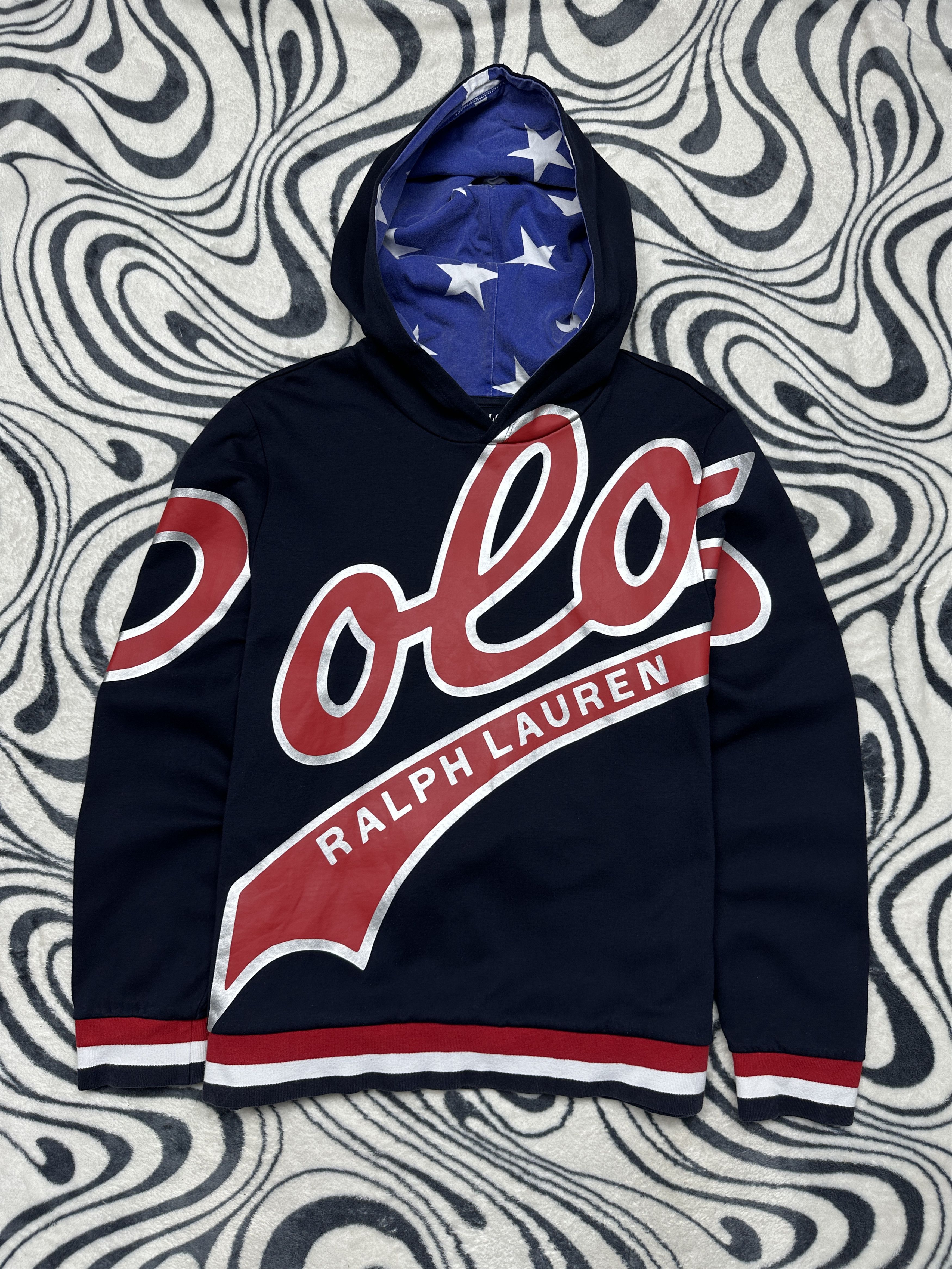 Pre-owned Polo Ralph Lauren T Baggy Hoodie In Multi