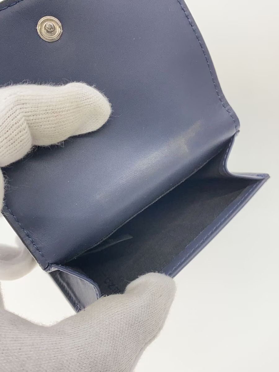 Fendi Fendi Leather Tri-Fold Wallet Navy Size ONE SIZE - 5 Thumbnail
