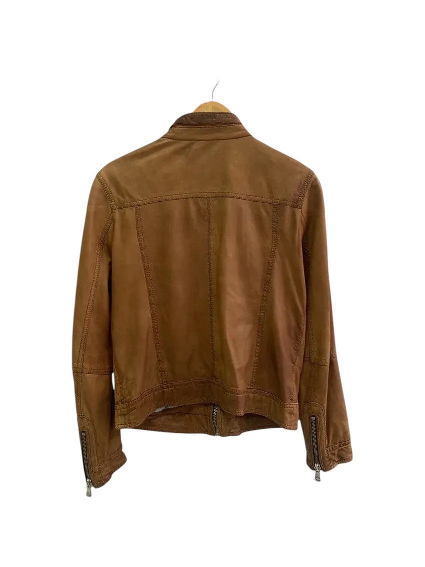 Dolce & Gabbana × Vintage Vintage Dolce&Gabbana Woman Brown Leather Jacket Size M / US 6-8 / IT 42-44 - 9 Thumbnail