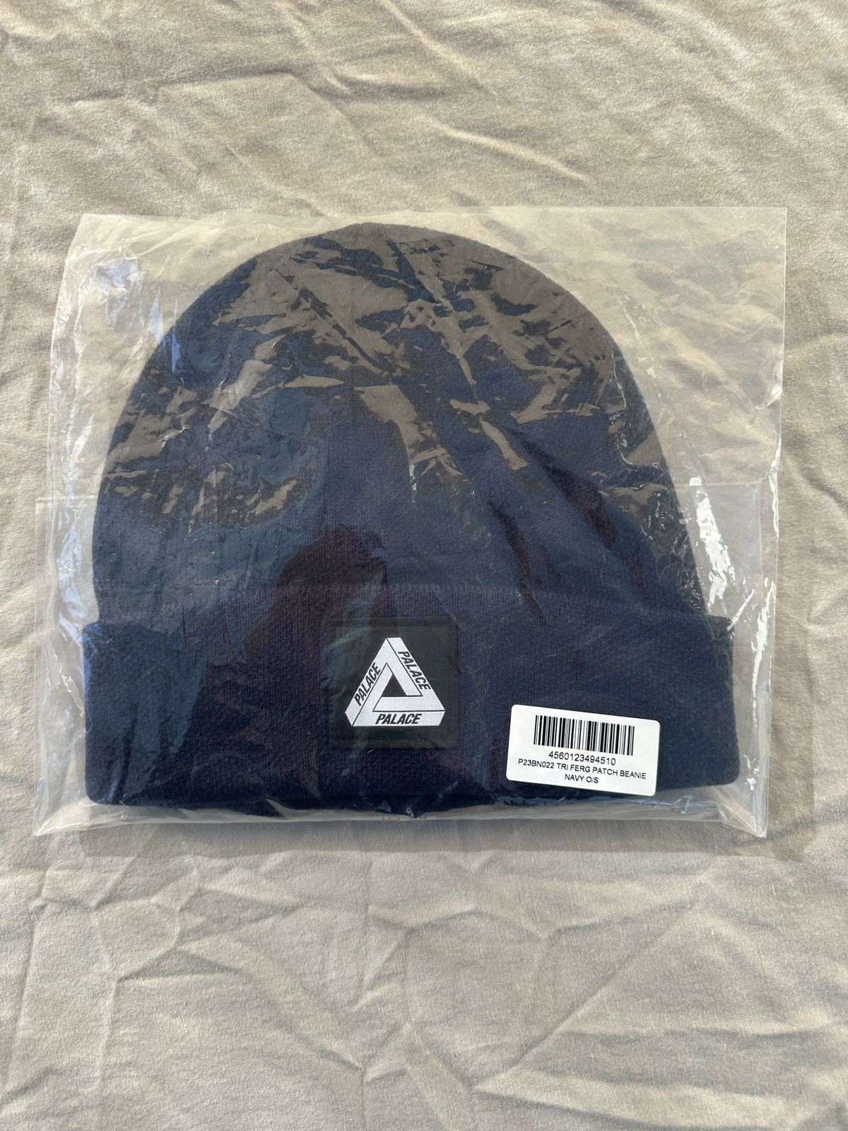 Palace Tri-Ferg Patch Beanie 'Navy'