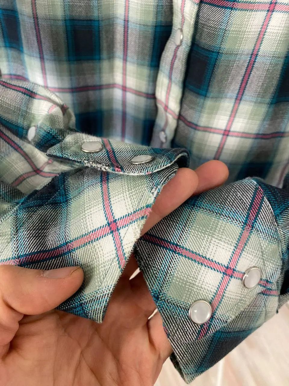 Diesel Vintage Diesel Snap Button Western Shirt Plaid Long Sleeve Size US M / EU 48-50 / 2 - 4 Thumbnail