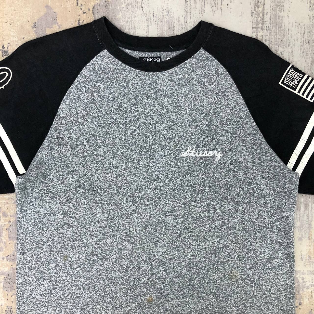 Stussy T257 90s STUSSY TROOPS SKATE TEE Size US L / EU 52-54 / 3 - 4 Thumbnail