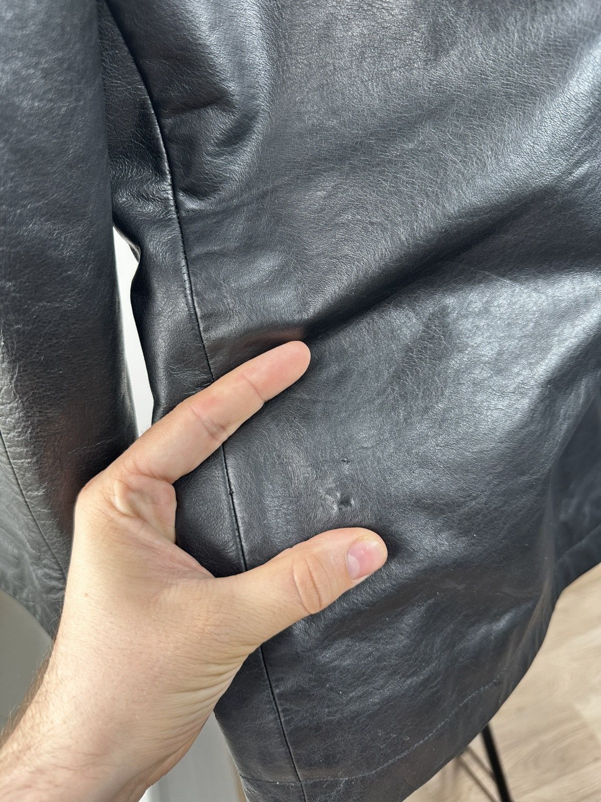 Polo Ralph Lauren Polo Ralph Lauren Vintage Genuine Leather Car Coat Jacket XL Size US XL / EU 56 / 4 - 6 Thumbnail