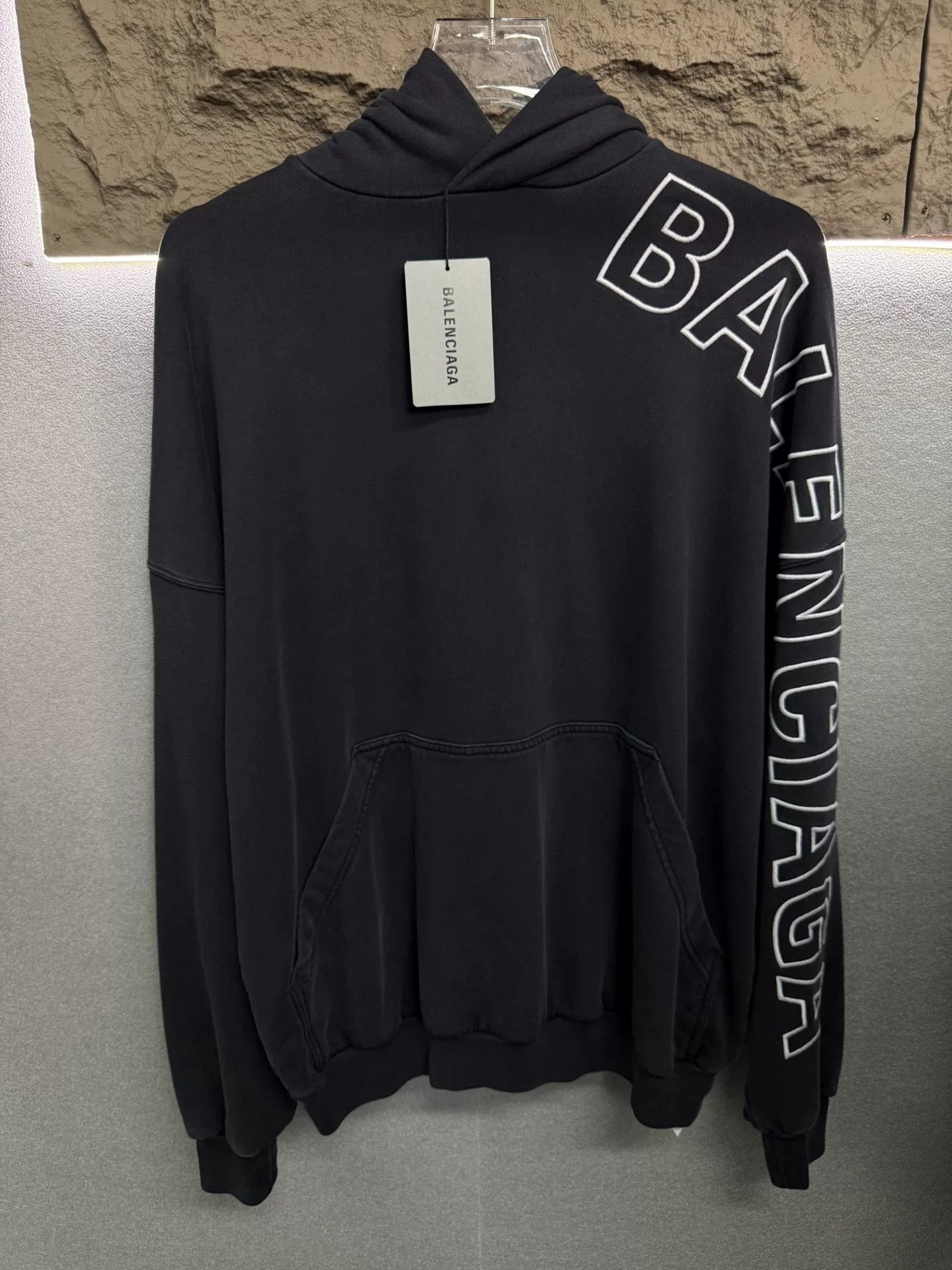 Balenciaga Balenciaga Side Logo Embroidered Sweater Size US M / EU 48-50 / 2 - 1 Thumbnail