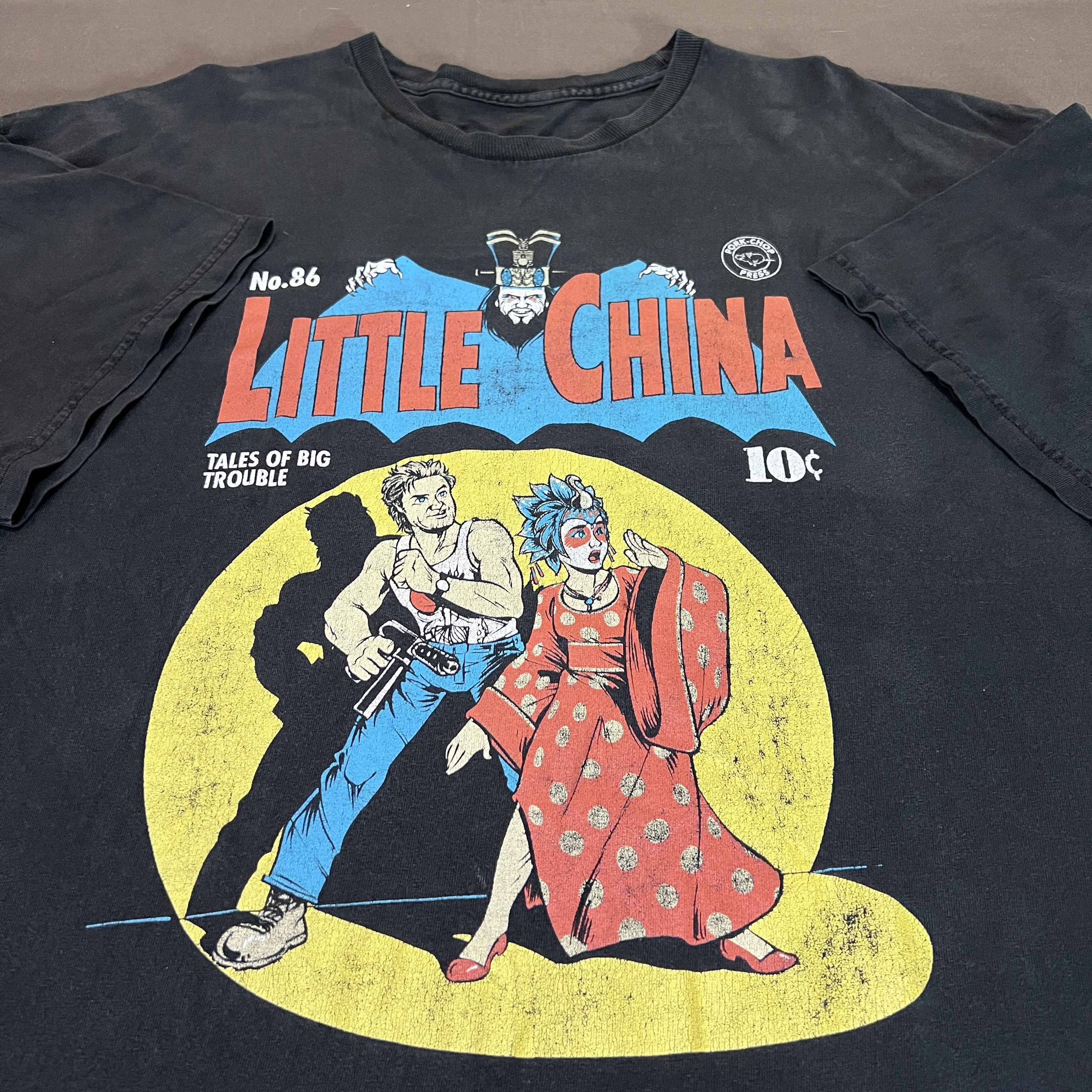 Anime × Cartoon Network × Japanese Brand little china comic Promo Tee XL Faded Fantasy Action comedy Size US XL / EU 56 / 4 - 1 Thumbnail