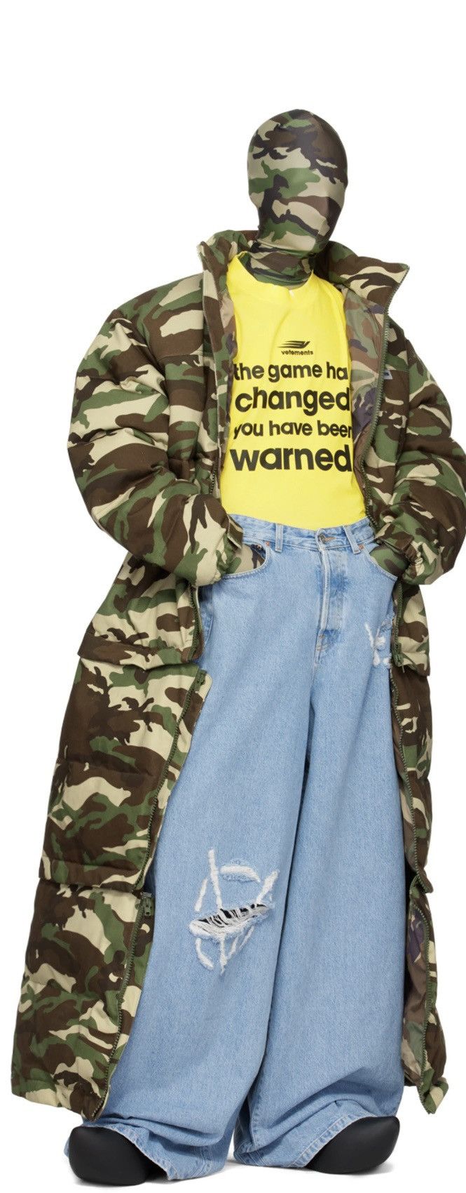 Vetements VETEMENTS👾 Yellow Game Changing Tee Shirt *RARE* Size US M / EU 48-50 / 2 - 4 Thumbnail