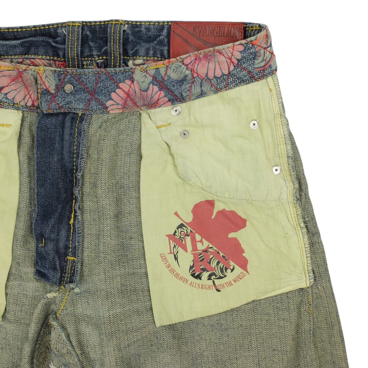 Japanese Brand Nishiki Evangelion Jeans Size US 30 / EU 46 - 10 Thumbnail