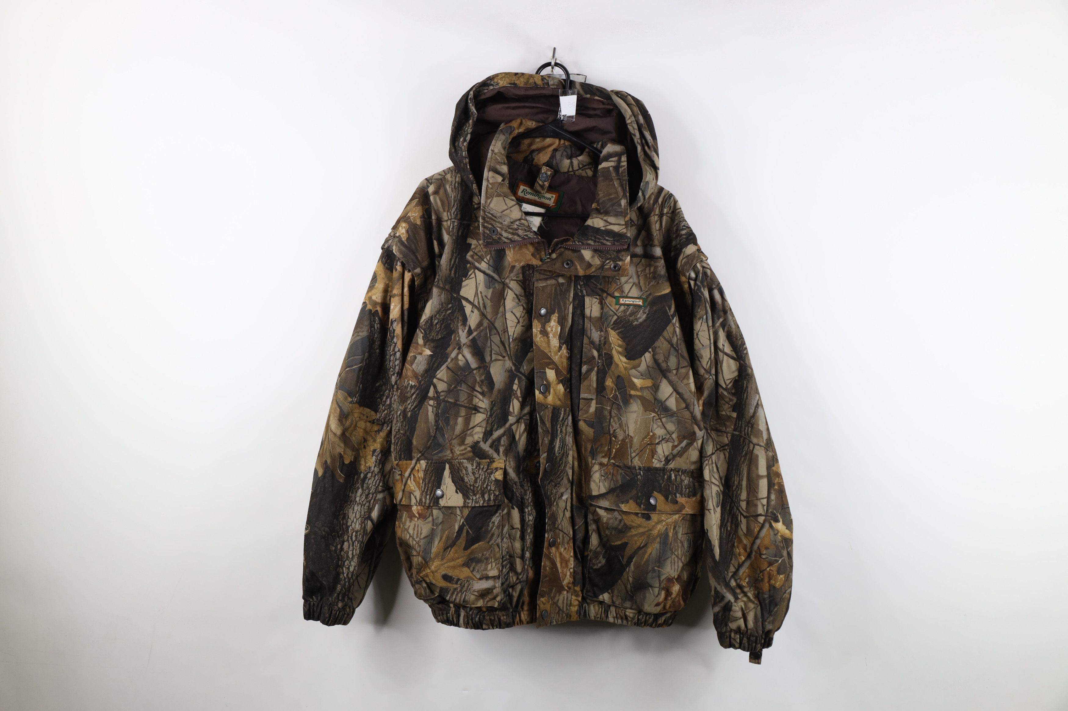 Vintage Vintage 90s Y2K Streetwear Cloth Zip Off Hooded Jacket Vest Size US XL / EU 56 / 4 - 1 Thumbnail