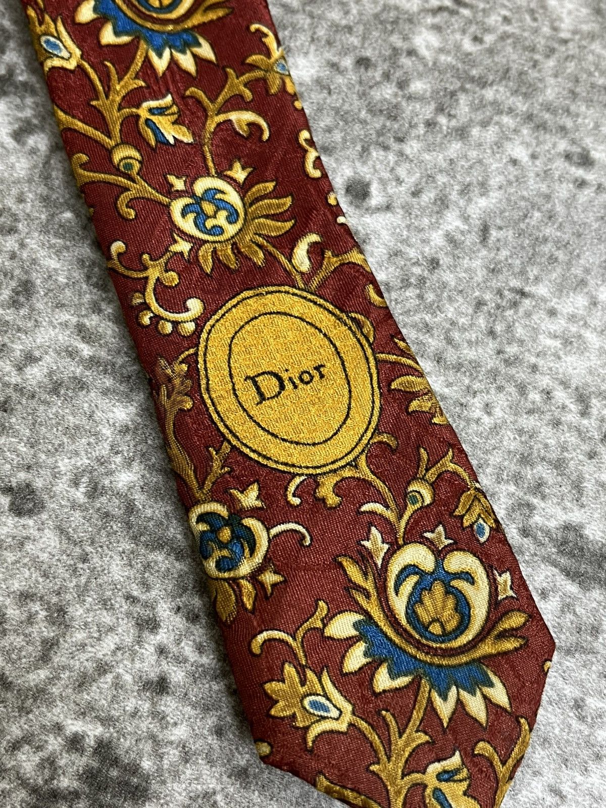 Christian Dior Monsieur Vintage Christian Dior Monsieur Silk Tie Size ONE SIZE - 4 Thumbnail