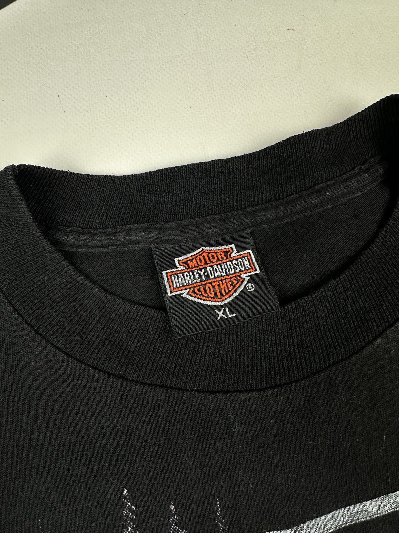 Harley Davidson Vintage rare 3D emblem short sleeve tee Size US XL / EU 56 / 4 - 4 Thumbnail