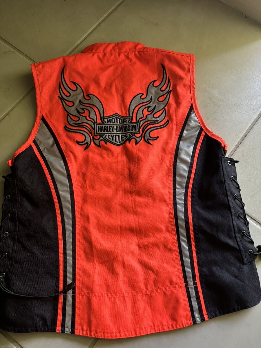 Harley Davidson Harley Davidson medium vest orange with black Size M / US 6-8 / IT 42-44 - 8 Thumbnail