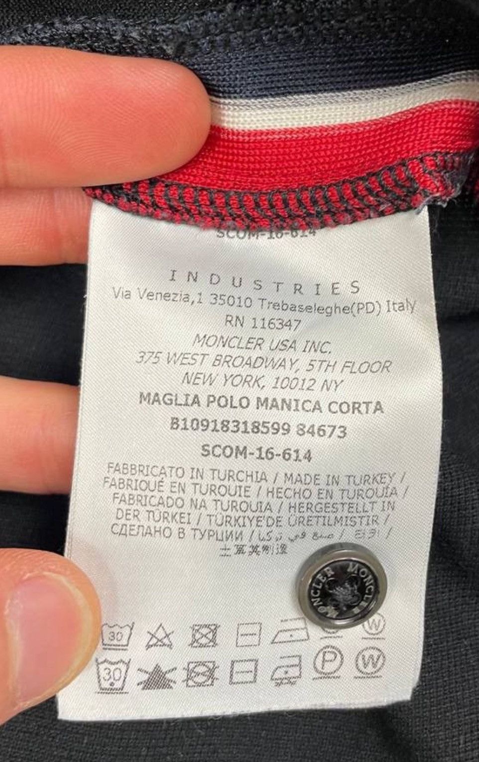 Moncler Moncler Maglia Polo Manica Corta Shirt Size US M / EU 48-50 / 2 - 6 Thumbnail