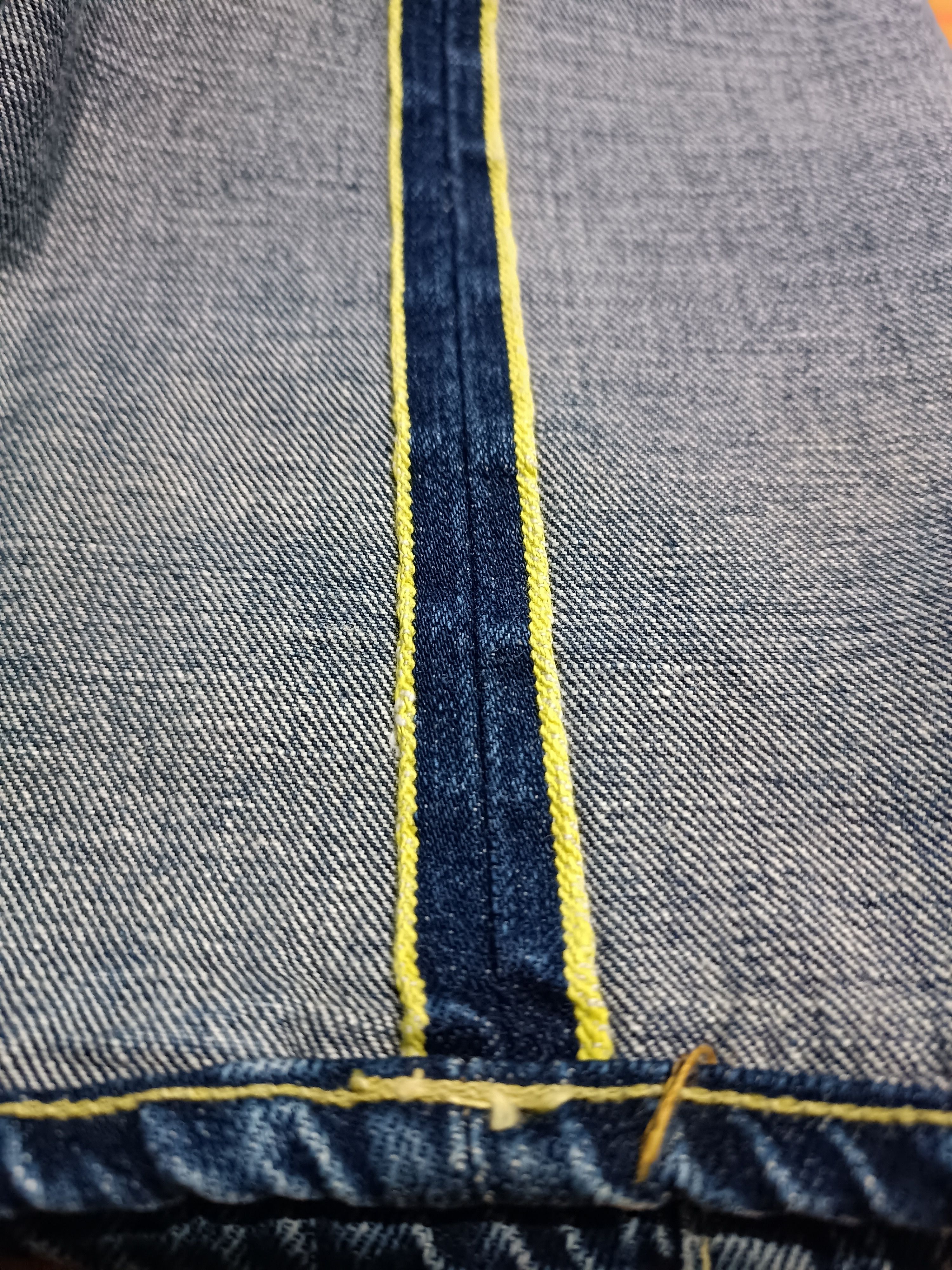 Japanese Brand × Self Edge ⚡ Selvedge ⚡Denim Pants Yellow Line Size 31" - 10 Thumbnail