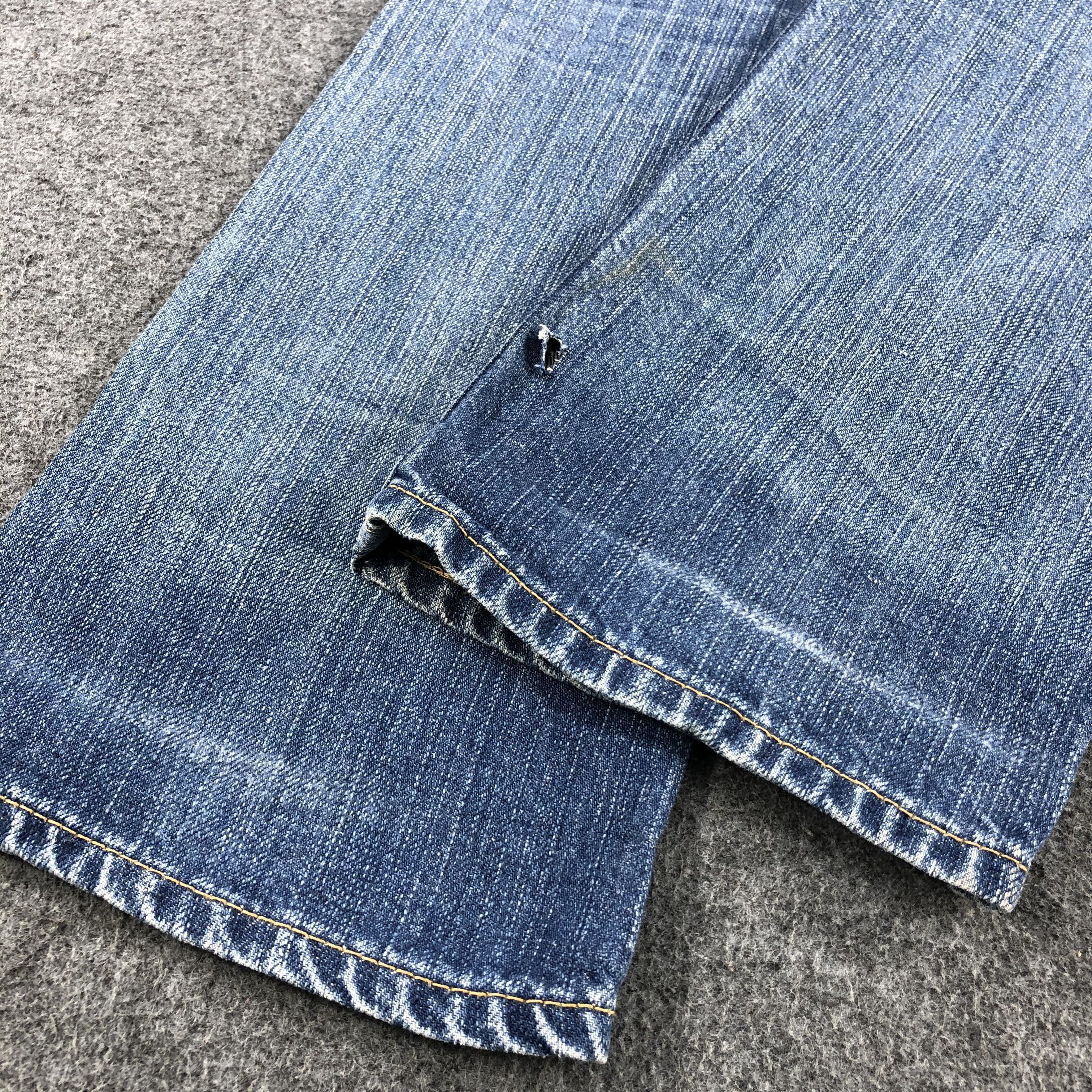 Levi's × Vintage Vintage Distress Levis 505 Red Loop Jeans-JM1432 Size US 30 / EU 46 - 5 Thumbnail