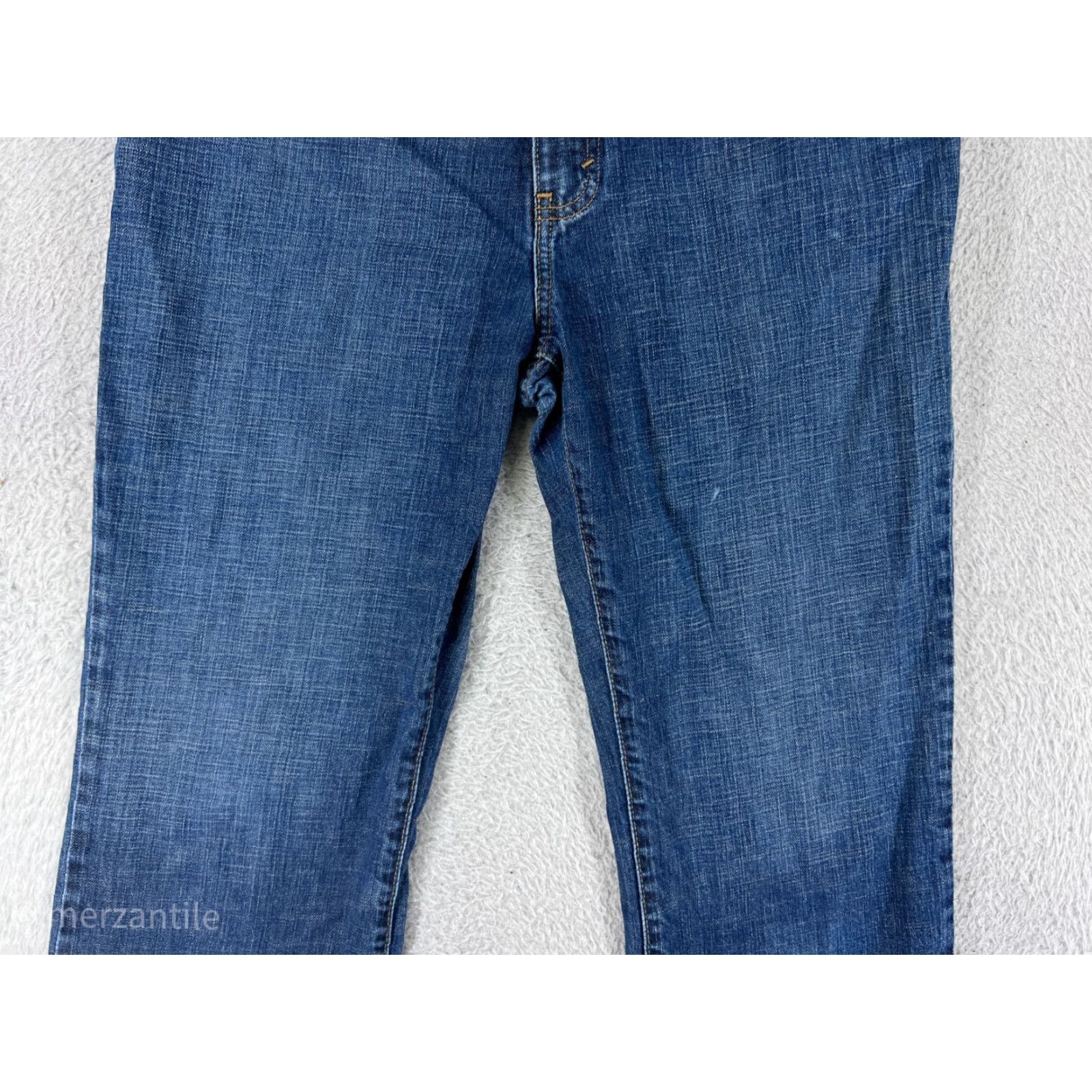 Eddie Bauer Eddie Bauer Jeans Women 28 Blue Denim Capri Cotton Blend Stretch Split Hem Casual Capri Jeans Women 28 Blue Eddie Bauer Size 28" / US 6 / IT 42 - 6 Thumbnail