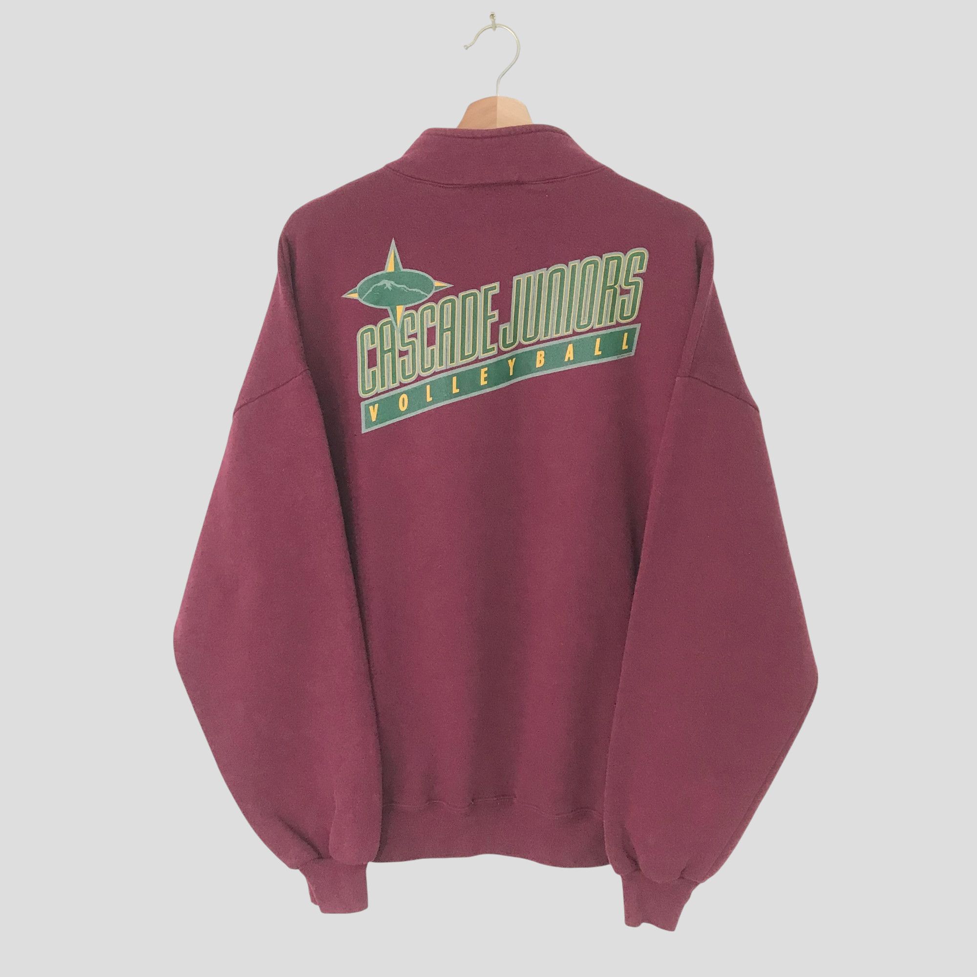 Vintage Vintage 90s Cascade Juniors Maroon - 312 Size US XL / EU 56 / 4 - 2 Thumbnail